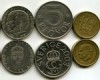 Набор монет 1 крона -10 крон года разные Швеция