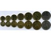 Набор монет 1,2,5,10,50,1 дирам 2011г Таджикистан