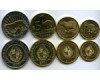 Набор монет 1,2,5,10 песо 2011г Уругвая