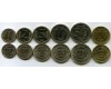 Набор монет 1,2,5,10,50,100 динар 1993г Югославия