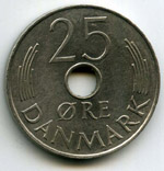 Монеты 25 оре