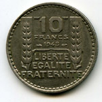 Монеты 10 франков