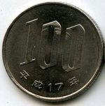 Монеты 100 йен