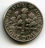 монеты 1 дайм = 10 центов