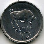 Монеты 10 лепт