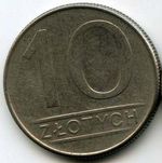 Монеты 10 злотых