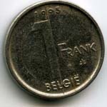 Монеты 1 франк