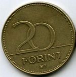 Монеты 20 форинтов