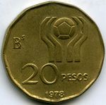 Монеты 20(25) песо