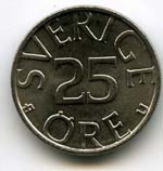 Монеты 25 эрэ