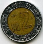 Монеты 2 песо