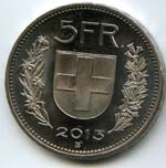 Монеты 5 франков