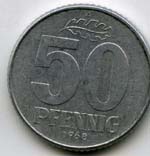 Монеты 50 пфенингов