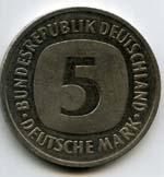 Монета 5 марок